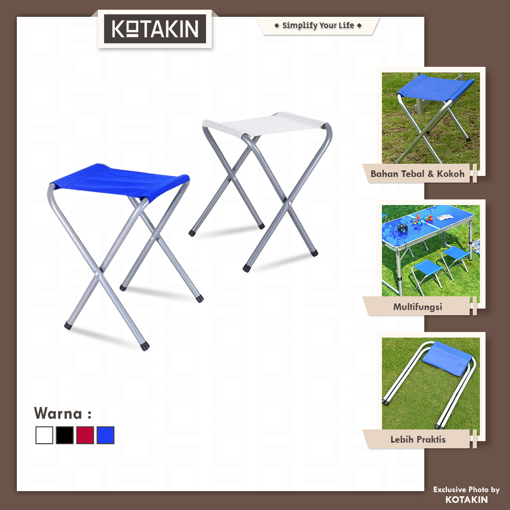 Kursi Lipat Portable Camping Outdoor